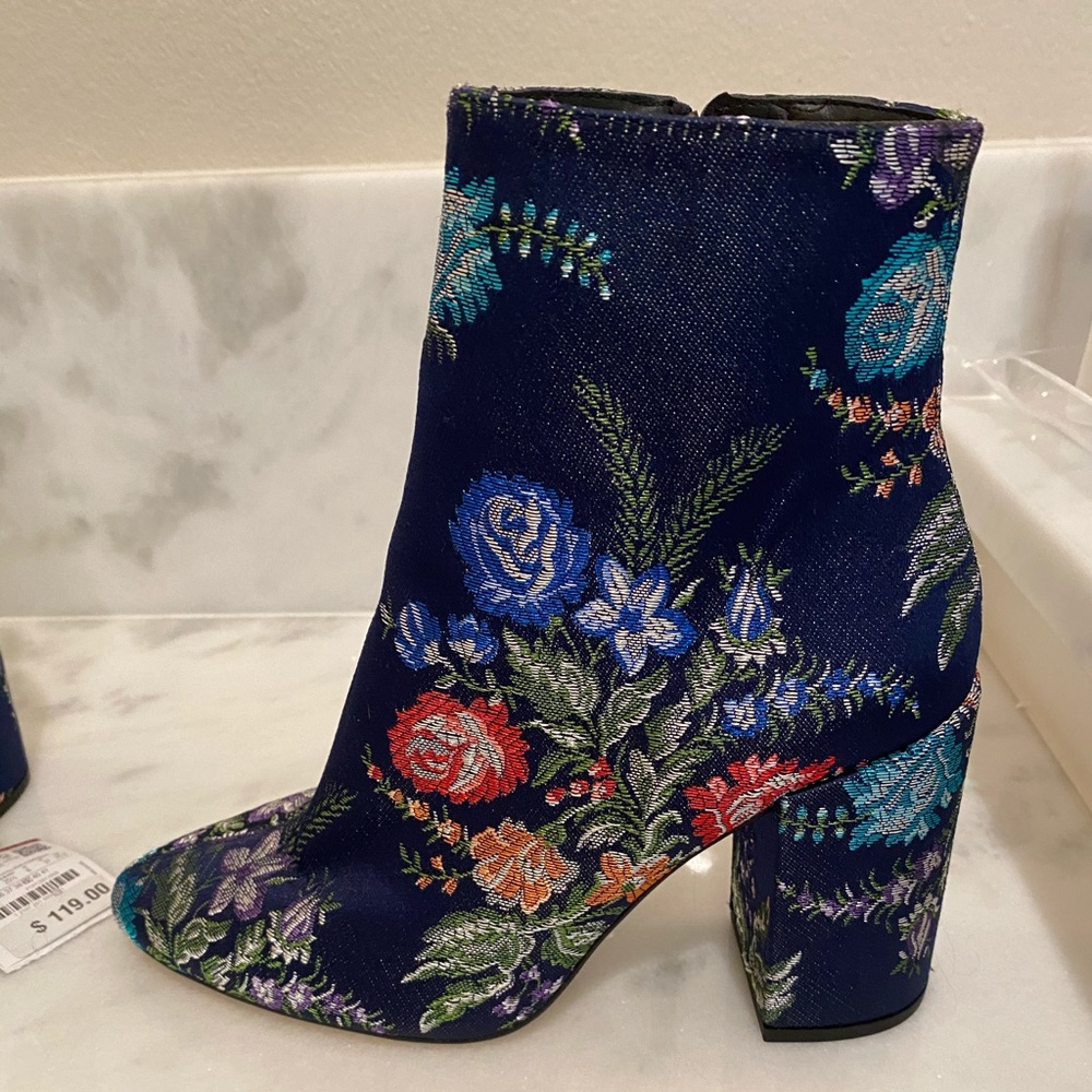 Zara Floral Boots